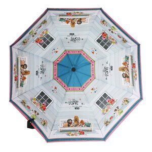 NIKKY TRAVEL UMBRELLA - One Happy Family - puppies! - NIP